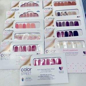 NEW/UNOPENED 11 Sets of Color Street nail strips. 💅